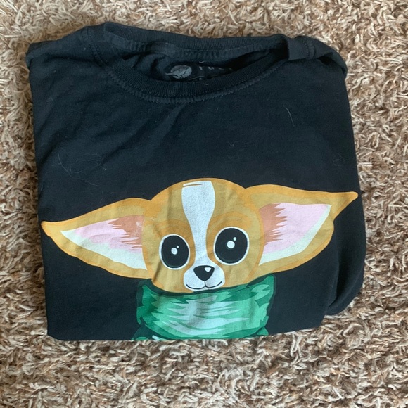 2 Star Wars Yoda t-shirts, Womens S, Childrens XL, black and green. - Picture 7 of 7